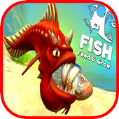 Fish Feed &amp; Shark Grow! Feed Growing Fish™ icon