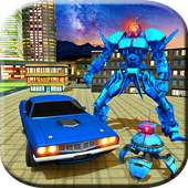 Flying Car Robot Transform Future War icon