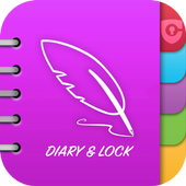Diary Agenda Plan - Journal With Lock أيقونة