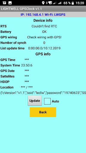 LW GPS Clock screenshot 2