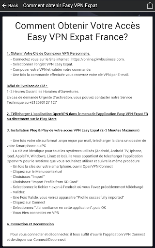 VPN Easy Expat France screenshot 7