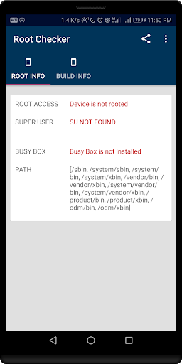 Root Checker screenshot 1