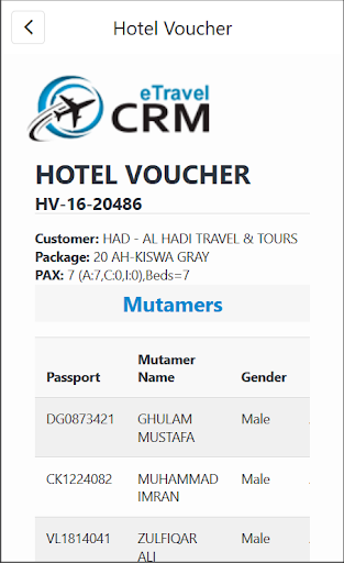 eTravel CRM Mobile screenshot 4