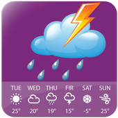 Weather App Download Free - Rain Forecast App icon