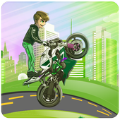 Ben motocross racing game icon