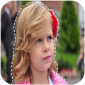 cut paste photos editor icon