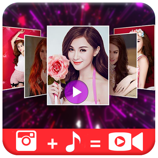 دمج الاغاني مع الصور - فيديوهات الصور icon