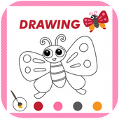 tracing  drawing For Kids أيقونة