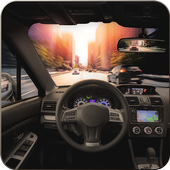 SUV Traffic Driving icon