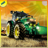 Farm Tractor Harvest Sim 17 icon
