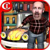 Crazy Cartoon Parking King 3D