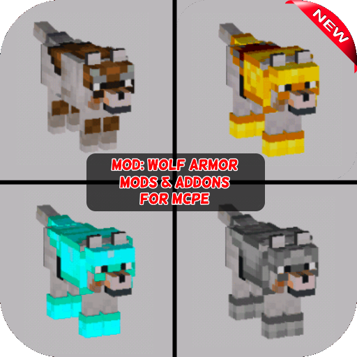 MOD: Wolf Armor MODS &amp; ADDONS for MCPE icon