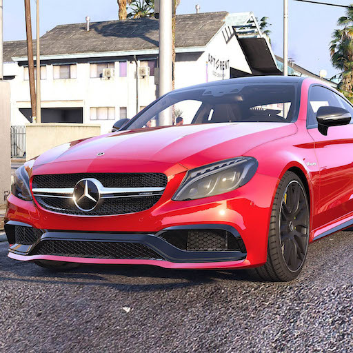 Fantastic Mercedes C63 AMG Sport Parking icon