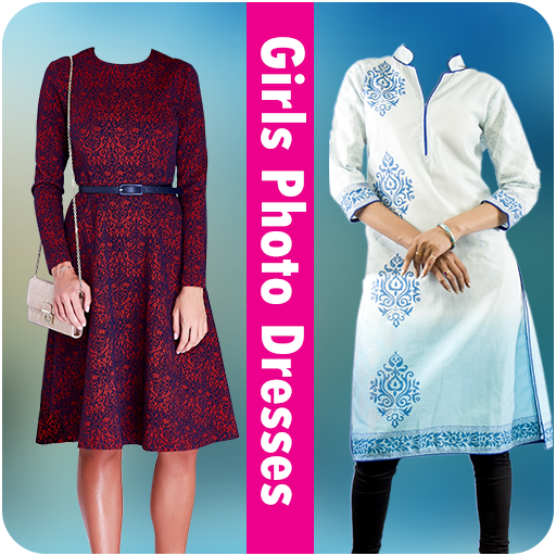 Indian Girls photo dress icon