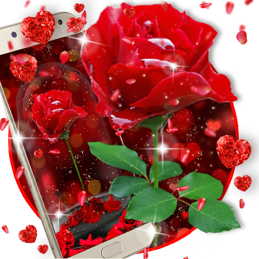 Valentine Love Rose Live Wallpaper icon