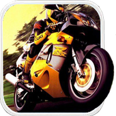 Motobike racing - city moto icon