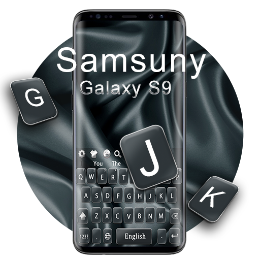 Black Keyboard For Galaxy S9 icon