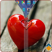 Heart Zipper Lock icon