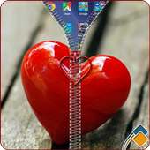 Heart Zipper Lock on 9Apps