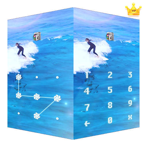 AppLock Live Theme Surfing – Paid Theme icon