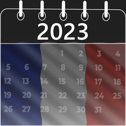 france calendar 2023 icon
