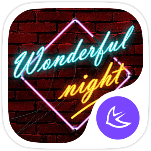 Stylish Night theme for APUS icon