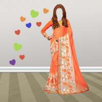 Woman Saree Photo Suit : Simple & Traditional on 9Apps