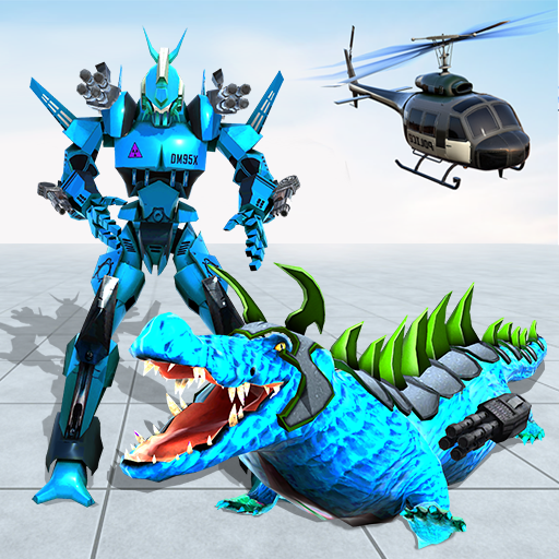 Robot Crocodile Simulator- Robot transform icon