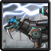 Dino Robot - Smilodon Black icon