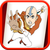 How To Draw AANG Avatar icon