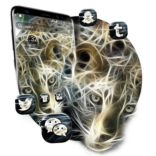 Fractal Leopard Launcher Theme icon