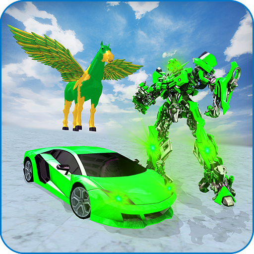 Flying Horse Robot Transformation icon