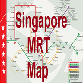 Singapore Offline MRT map أيقونة