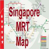 Singapore Offline MRT map