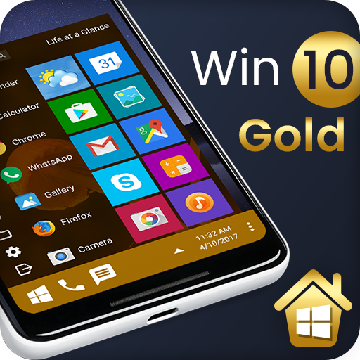 Computer Launcher Win 10 Gold icon