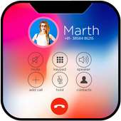 Phone X Full i Call Screen With Dialer