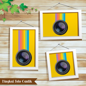 ikon Bingkai Foto Cantik