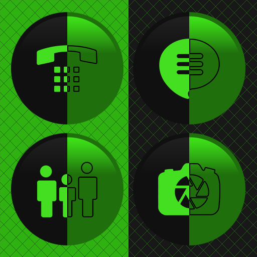 Duplicitous - Two Face Green Icons icon