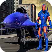 Iron Robot Transformation Airplane: Battle Hero on 9Apps