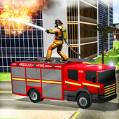 Fire Truck Simulator: Emergency Rescue Code 3D icon