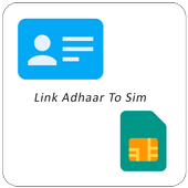 Link adhaar card With SIM card icon