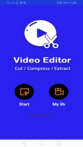 new 2020 video:edit /cut/ compress/and extract app screenshot 1