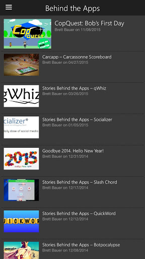 Stories Behind the Apps screenshot 1