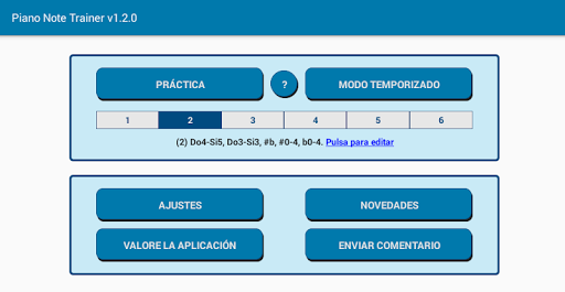 Entrenador lectura de notas en pentagrama MIDI/USB screenshot 4