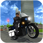 Traffic Police Bike Simulator 3D icon