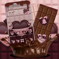 Chocolate Heart Launcher Theme on 9Apps