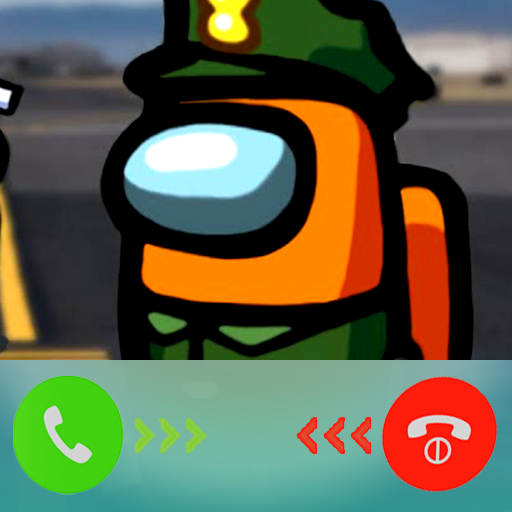 Fake Call Imposter Among-us Chat &amp; Video icon