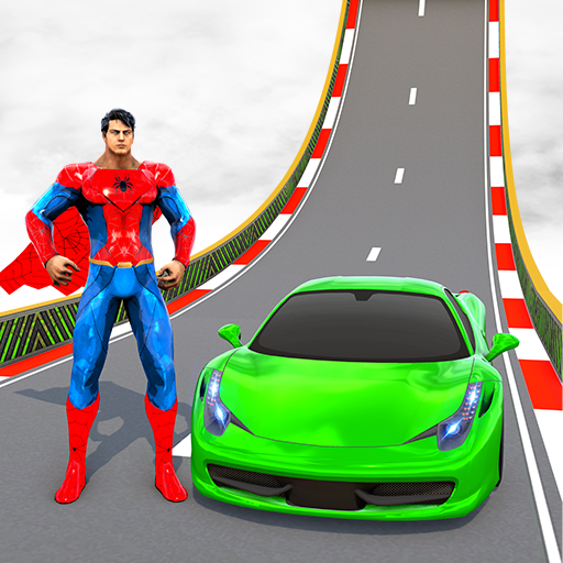 Spider Car GT Racing Mega Ramp Stunt Car Games icon