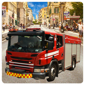 Fire Brigade Truck Simulator icon