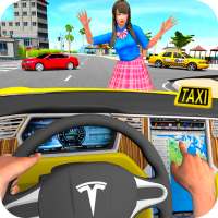 Taxi Driving Simulator City Car New Games 2021